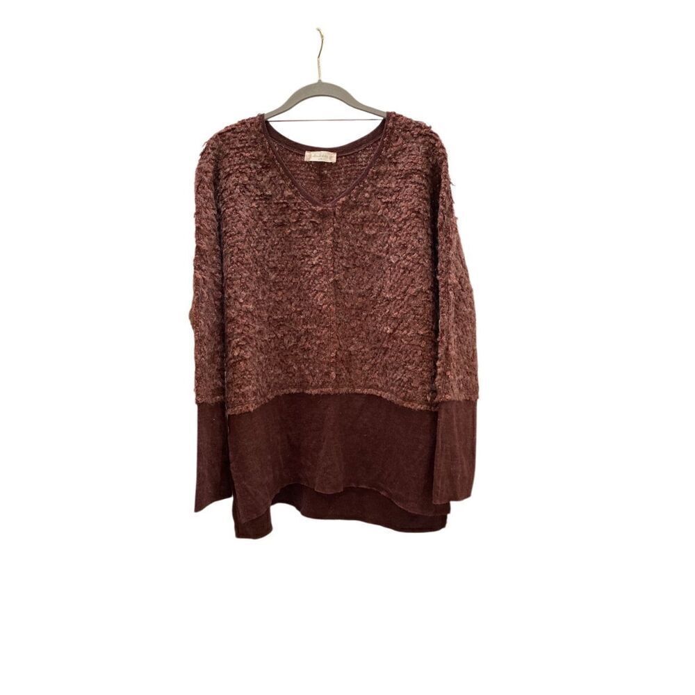 Altar’d State women’s wool blend mixed media sweater size S/M